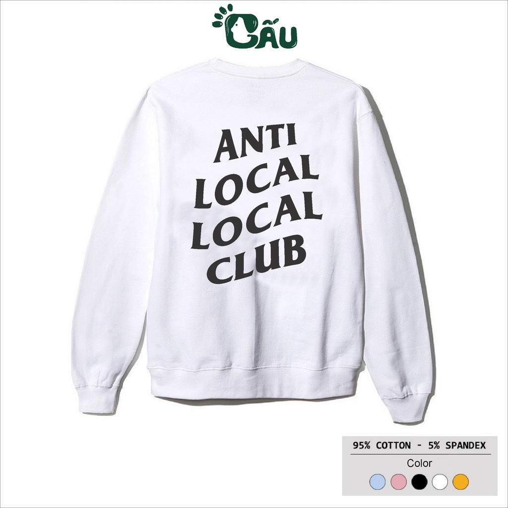Áo sweater GẤU 194 vải thu đông co dãn, dày dặn mềm mịn form rộng phong cách Unisex -  ANTI SOCiAL SOCIAL CLUB | BigBuy360 - bigbuy360.vn