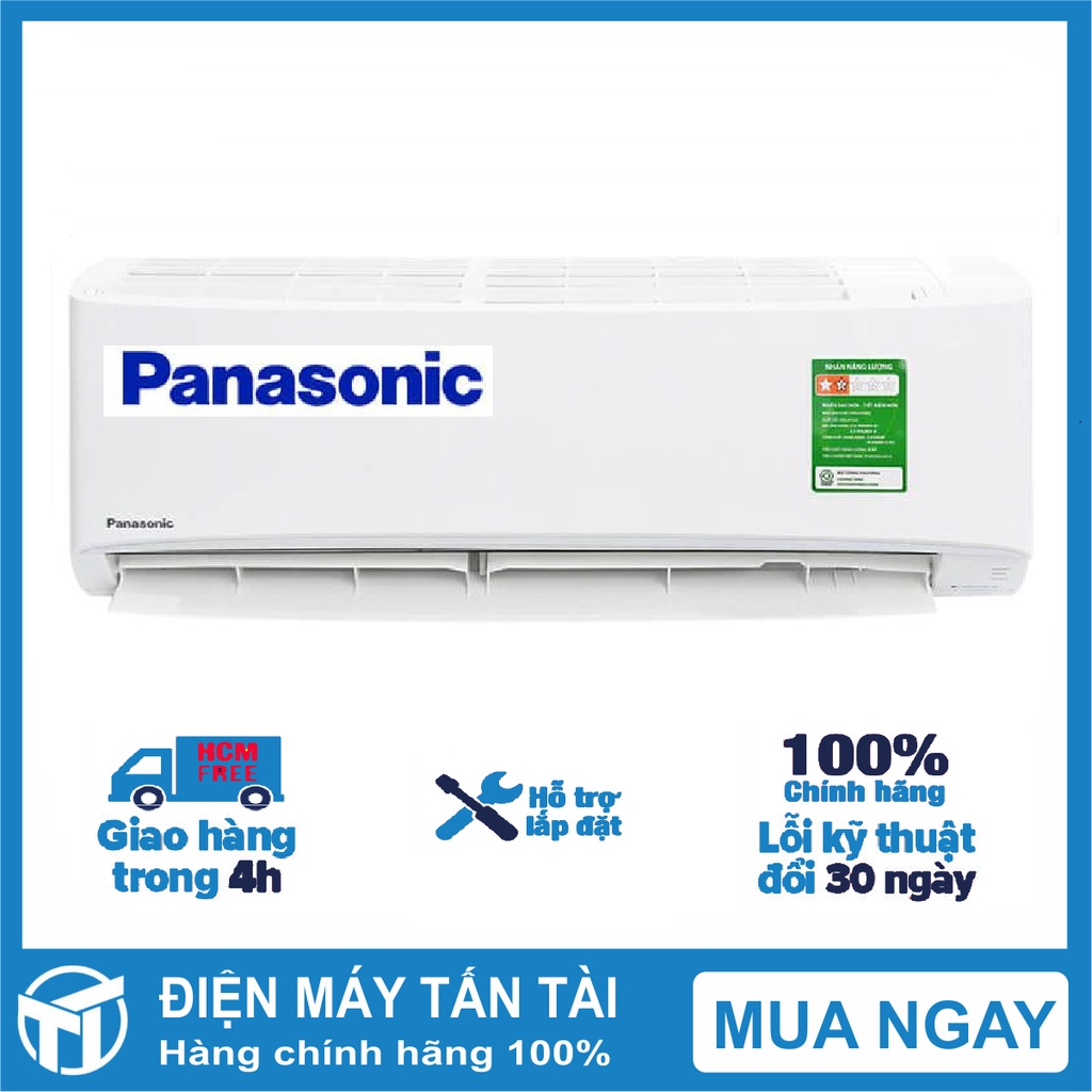 Máy lạnh Panasonic 1 HP CU/CS-N9WKH-8 - bảo hành chính hãng 2 năm, giao hàng miễn phí HCM