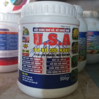 Ra rễ cực mạnh USA (Hủ 500g) Ra rễ, đẻ nhánh, vọt đọt, mập thân, trái to, dày lá cực nhanh