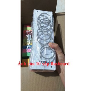 Sĩ 10 xấp flashcard trắng góc vuông