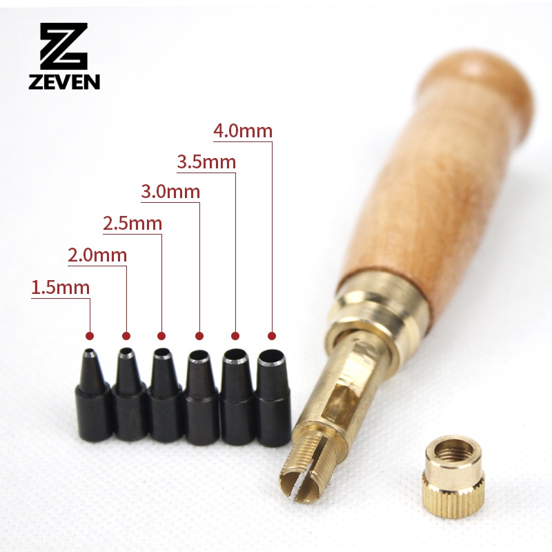 Dụng Cụ Đục Lỗ Thắt Lưng Da 5 Kích Cỡ