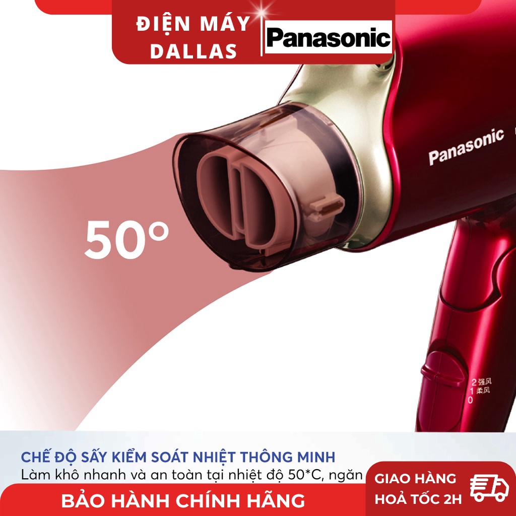Máy Sấy Chăm Sóc Tóc Panasonic EH-NA45RP645 - Bảo Hành 12 Tháng - Hàng Chính Hãng