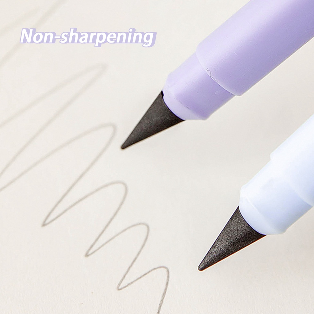 Macaron Eternal Pencil Magic Pencil HB Pencil Bút chì viết không giới hạn Bút chì không mài để viết Quà tặng cho trẻ em