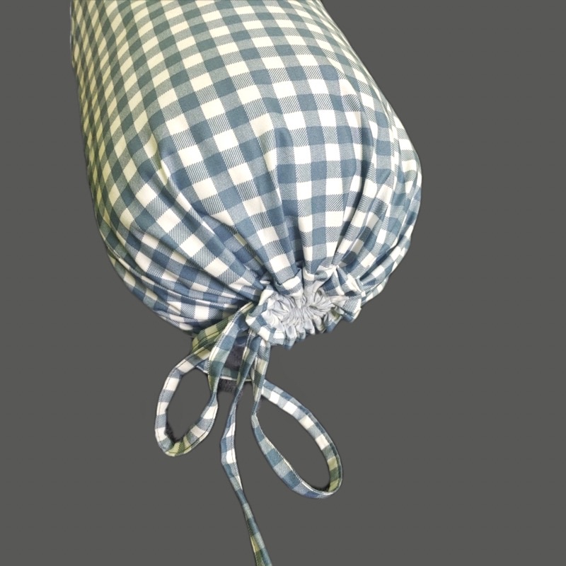 Vỏ gối ôm cotton tici kẻ vải mềm đẹp, có riềm bèo | BigBuy360 - bigbuy360.vn