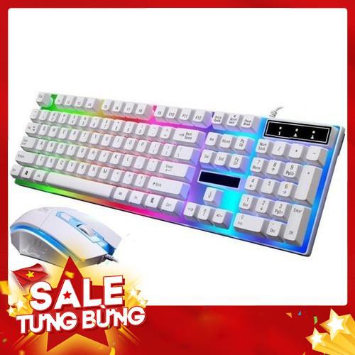 FREESHIP - Bộ bàn phím giả cơ kèm chuột có đèn LED - G21 NEW2019(freeship) - Hàng nhập khẩu