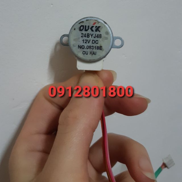 Mô tơ vẫy đảo cánh gió điều hòa Toshiba 12V DC