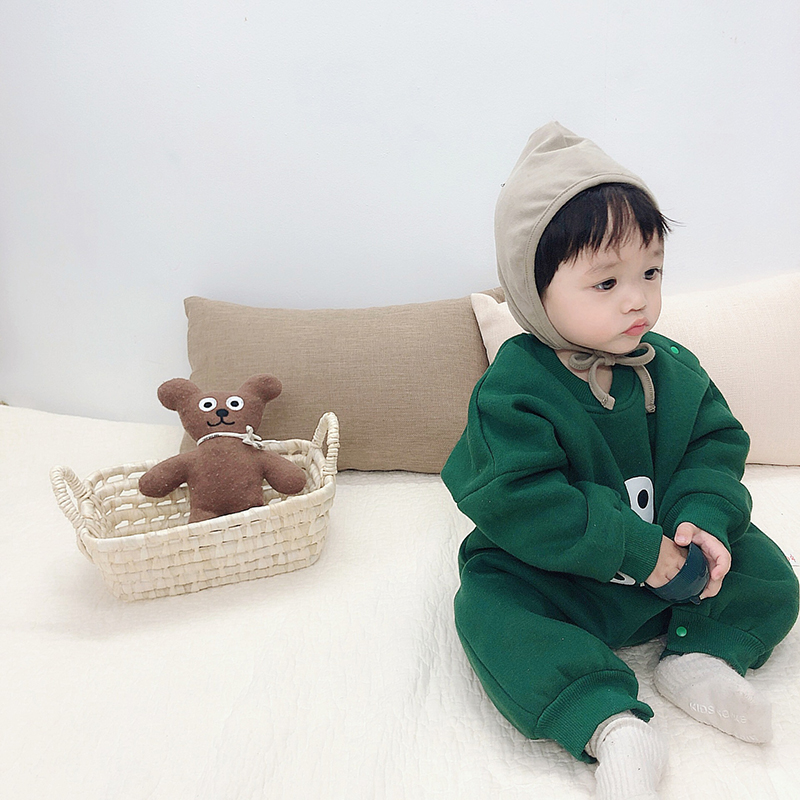 Bộ Áo Liền Quần Hình Đôi Mắt Cute Cho Bé