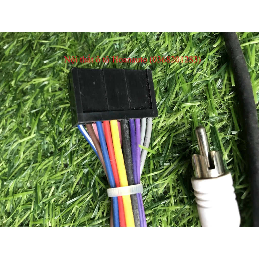 Dây Rắc Nguồn, Âm thanh, Cho Đầu DVD ô tô - 20 pin có rắc Aux, USB và rắc cái Huyndai