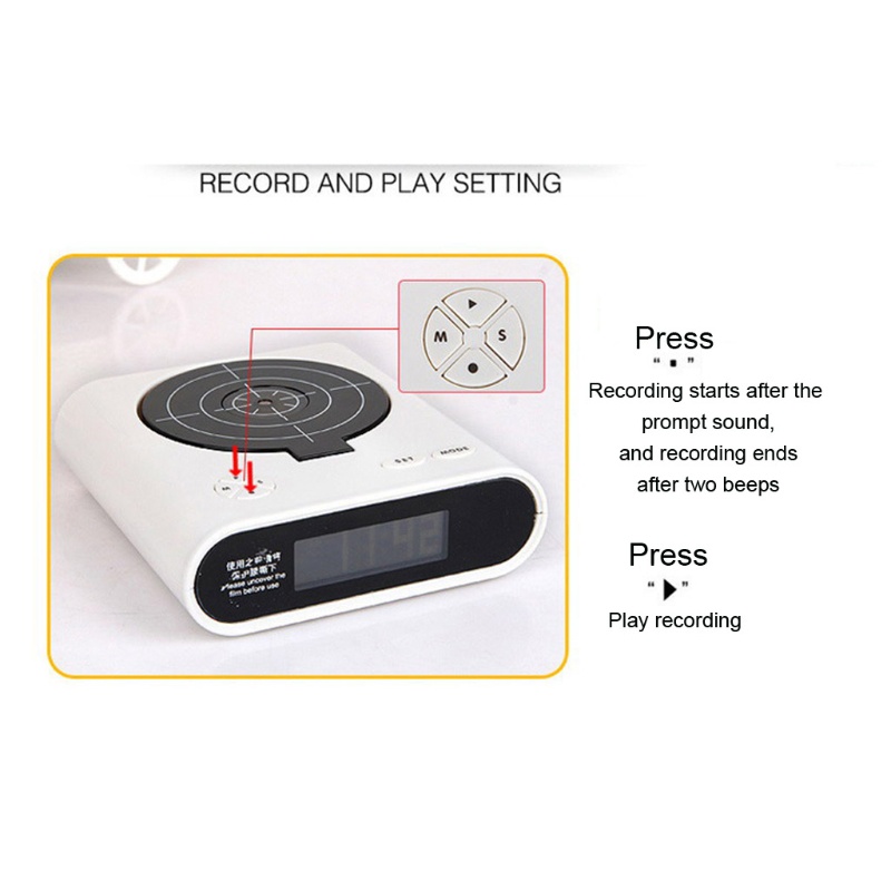 Đồng Hồ Báo Thức Kỹ Thuật Số Độc Đáo Cho Bé