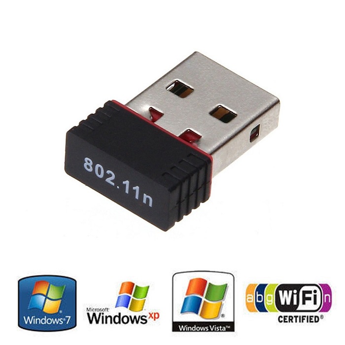 USB Thu Wifi Mini 802.11n ( NEW ) dùng cho PC, LAPTOP và LCD