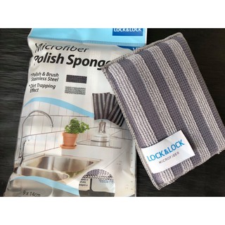 Miếng rửa chén Microfiber chùi rửa đa năng Lock&Lock