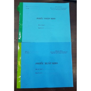 Phiếu xuất / nhập kho 3 Liên A5 (Cuốn 150 Tờ)