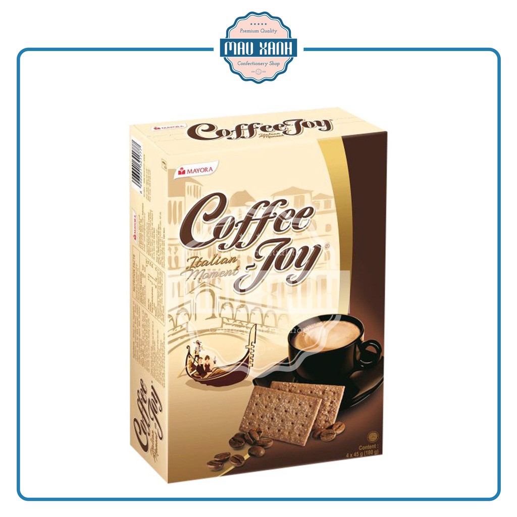 Bánh Quy Coffee Joy Vị Cà Phê (Hộp Nhỏ Tiện Lợi 180g)