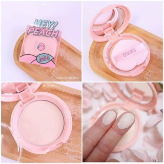Phấn Phủ Kiêm Dầu Trái Đào Eglips Hey! Peach Blur Power Pact