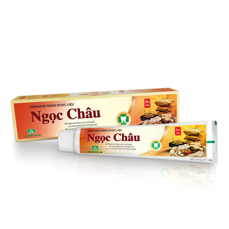 Kem đánh răng dược liệu Ngọc Châu - 100g &amp; 170g