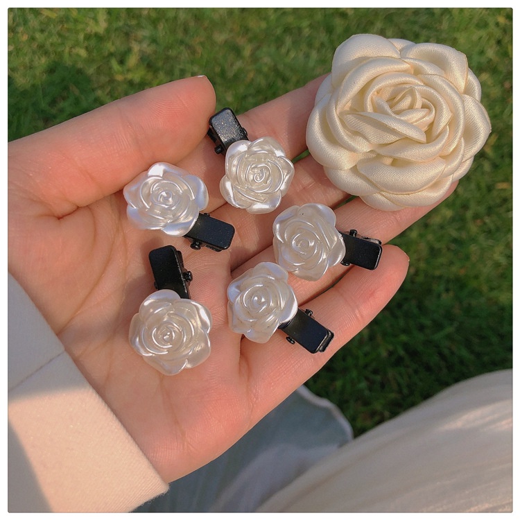 Kẹp Tóc Hình Hoa Trà Dễ Thương Xinh Xắn Dành Cho Nữ