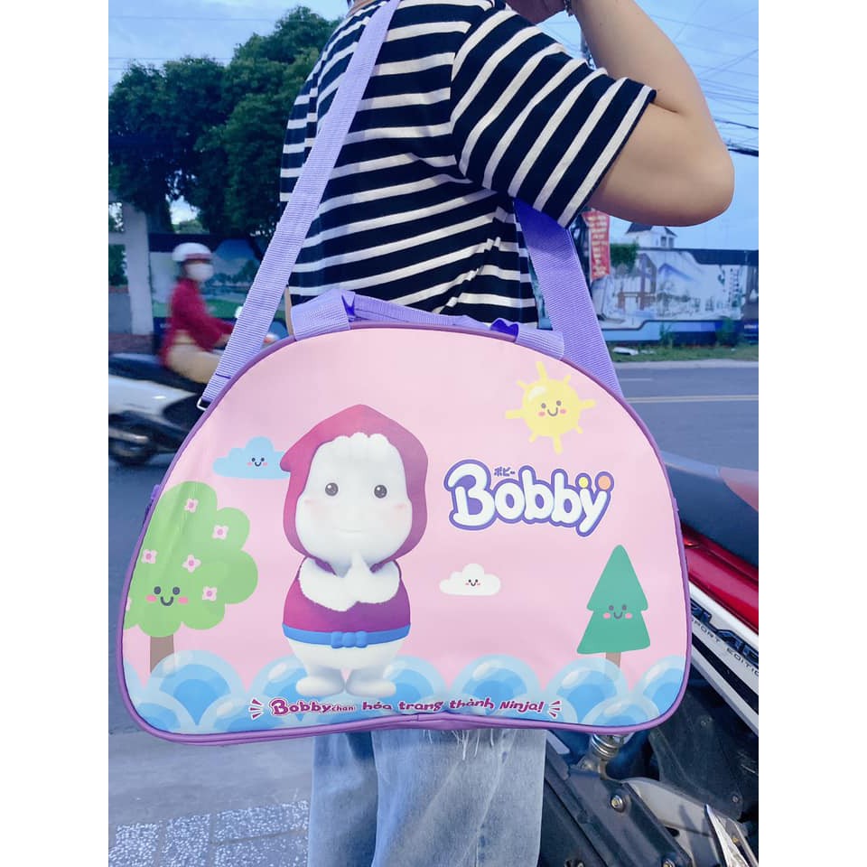 Túi xách Bobby Chan 60cm cho mẹ bỉm sữa - giỏ xách đi sinh da silimi mềm mịn cao cấp