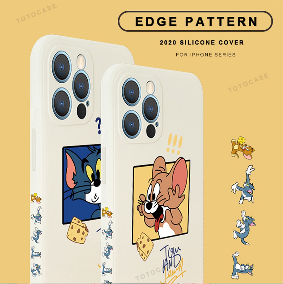 Ốp điện thoại silicone mềm dễ thương dành cho Apple Iphone 11 12 Pro 12pro Max 12mini 7 8 Plus X Xs Max Xr | BigBuy360 - bigbuy360.vn