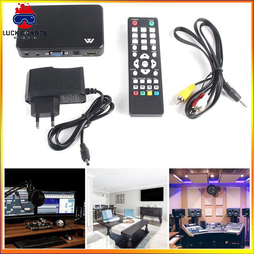 Máy Phát Đa Phương Tiện Full 1080p Hdmi-Compatible Vga Av Usb Mini H7 | BigBuy360 - bigbuy360.vn
