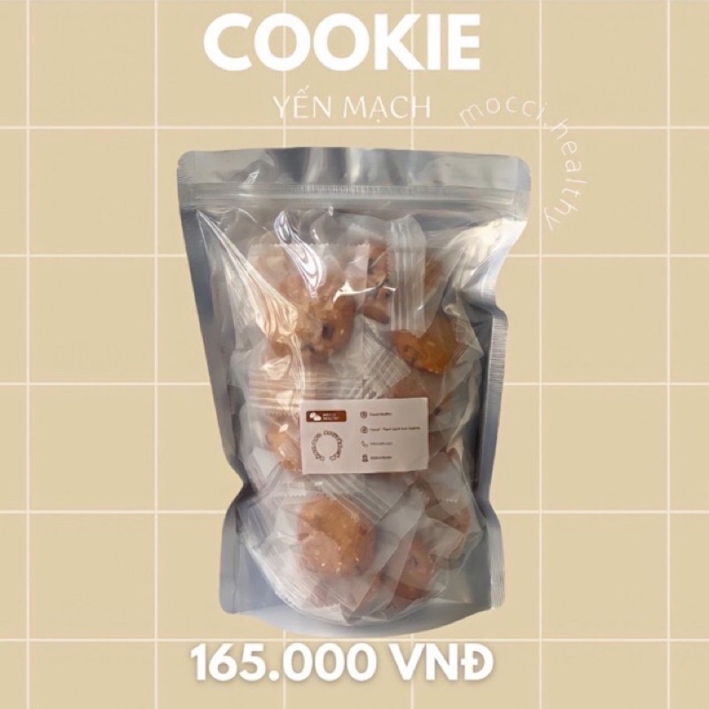 Set Nguyên Liệu Bánh Cookie Yến mạch 500 gr hoàn hảo