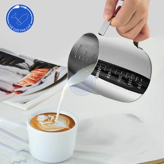 [HOT] Ca Đánh Sữa Có Vạch Đong Inox ( Vạch Đong Trong và Ngoài )