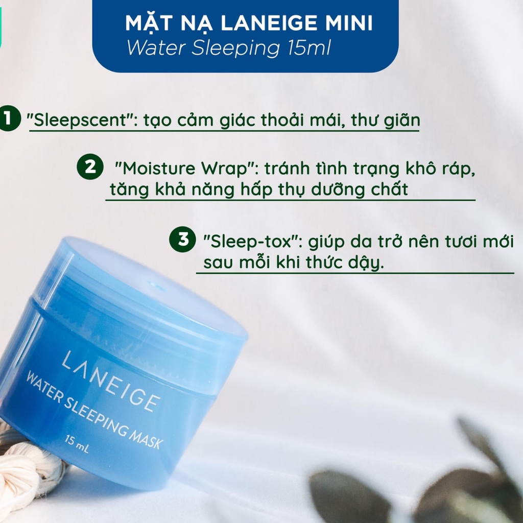 Mặt nạ ngủ Laneige Sleeping Mask cho môi và cho mặt