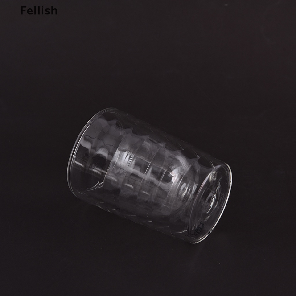 [Fellish] hand blown Double Wall Glass cup Nespresso coffee mug and cups thermal glass 436VN