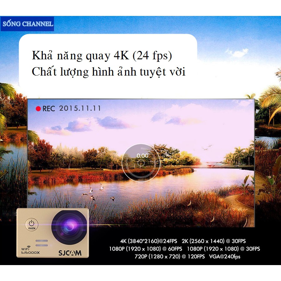 [Mã 11ELSALE hoàn 7% đơn 300K] Camera SJCAM SJ5000X Elite 4K Wifi | WebRaoVat - webraovat.net.vn