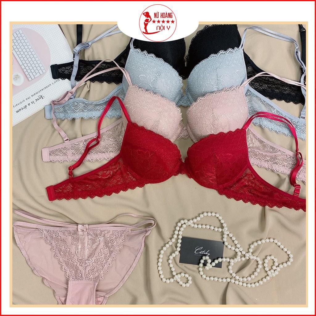 Bộ đồ lót siêu nâng đẩy ,set nội y Vic ren cao cấp quần dây có gọng đệm nâng ngực C199 | BigBuy360 - bigbuy360.vn