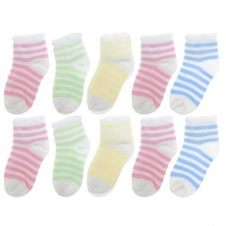 Vớ sơ sinh/ tất sơ sinh sọc ngọc trâm size 0-6 tháng