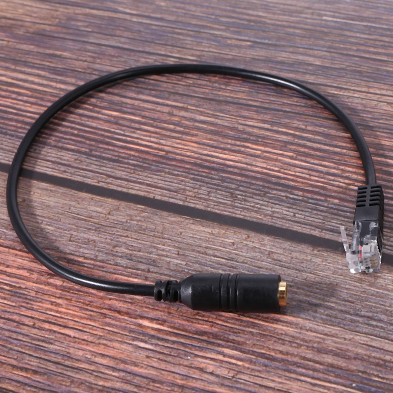Giắc cắm 3,5 mm sang rj9 cho tai nghe iphone sang cáp chuyển đổi điện thoại văn phòng cisco