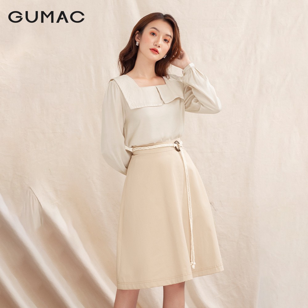Váy xòe phối phụ kiện VA10105 GUMAC | BigBuy360 - bigbuy360.vn