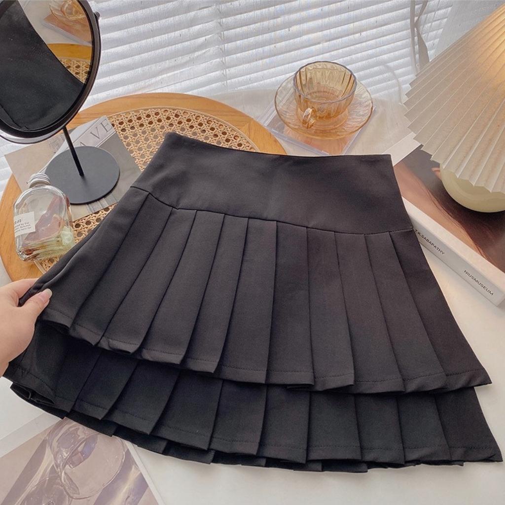 Chân Váy Xếp Ly 2 Tầng Siêu Hot
