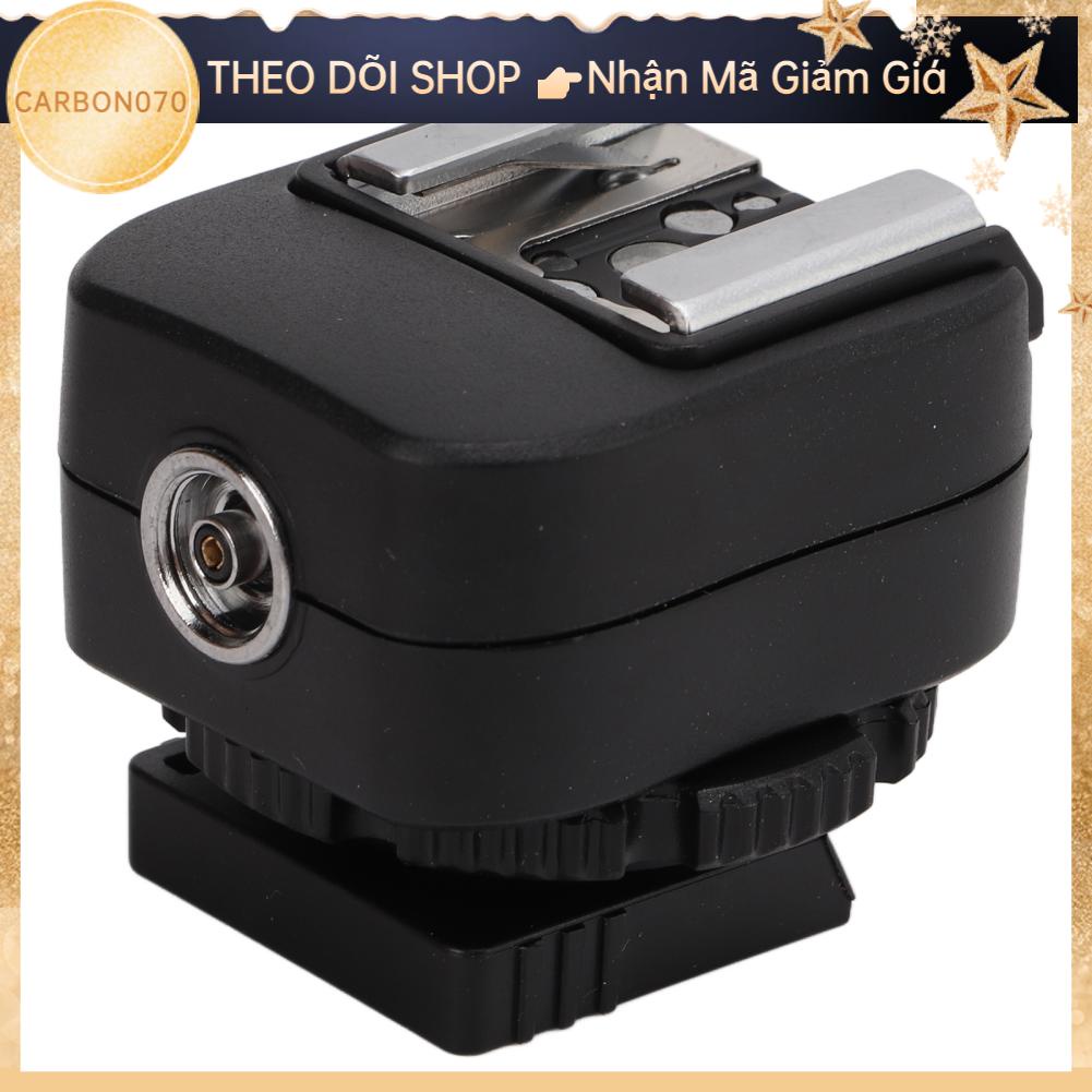 Carbon070 Bộ điều hợp giày nóng TF ‑ 334 với cổng kết nối đồng bộ máy tính bổ sung cho ảnh Sony A73 đến đèn flash Canon Speedlite