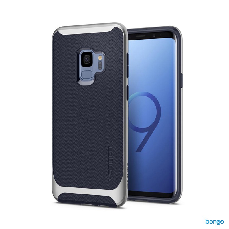 Ốp lưng Samsung Galaxy S9 SPIGEN Neo Hybrid - Arctic Silver