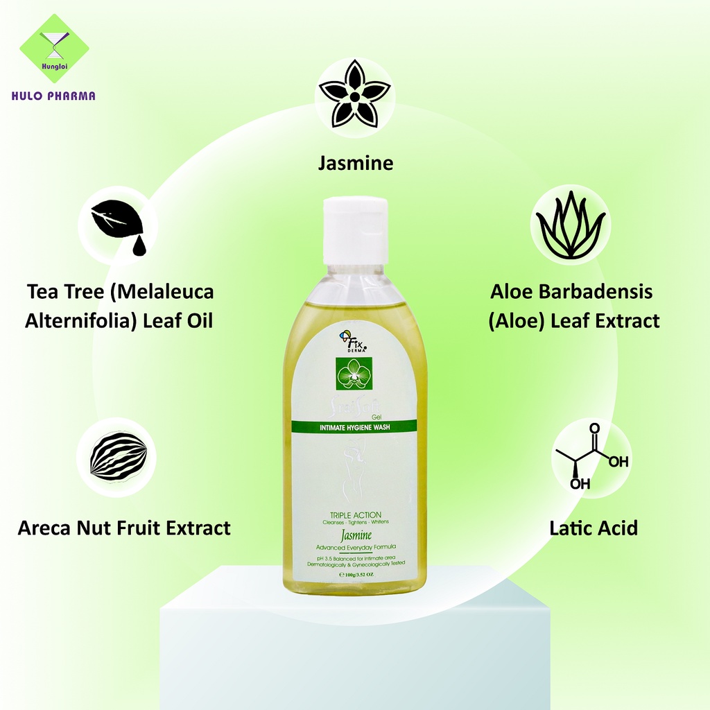 Dung Dịch Vệ Sinh Phụ Nữ FIXDERMA Sraisoft Gel Intimate Hygiene Wash Giúp Se Khít Khử Mùi Giảm Ngứa 4 mùi-100g Hùng Lợi
