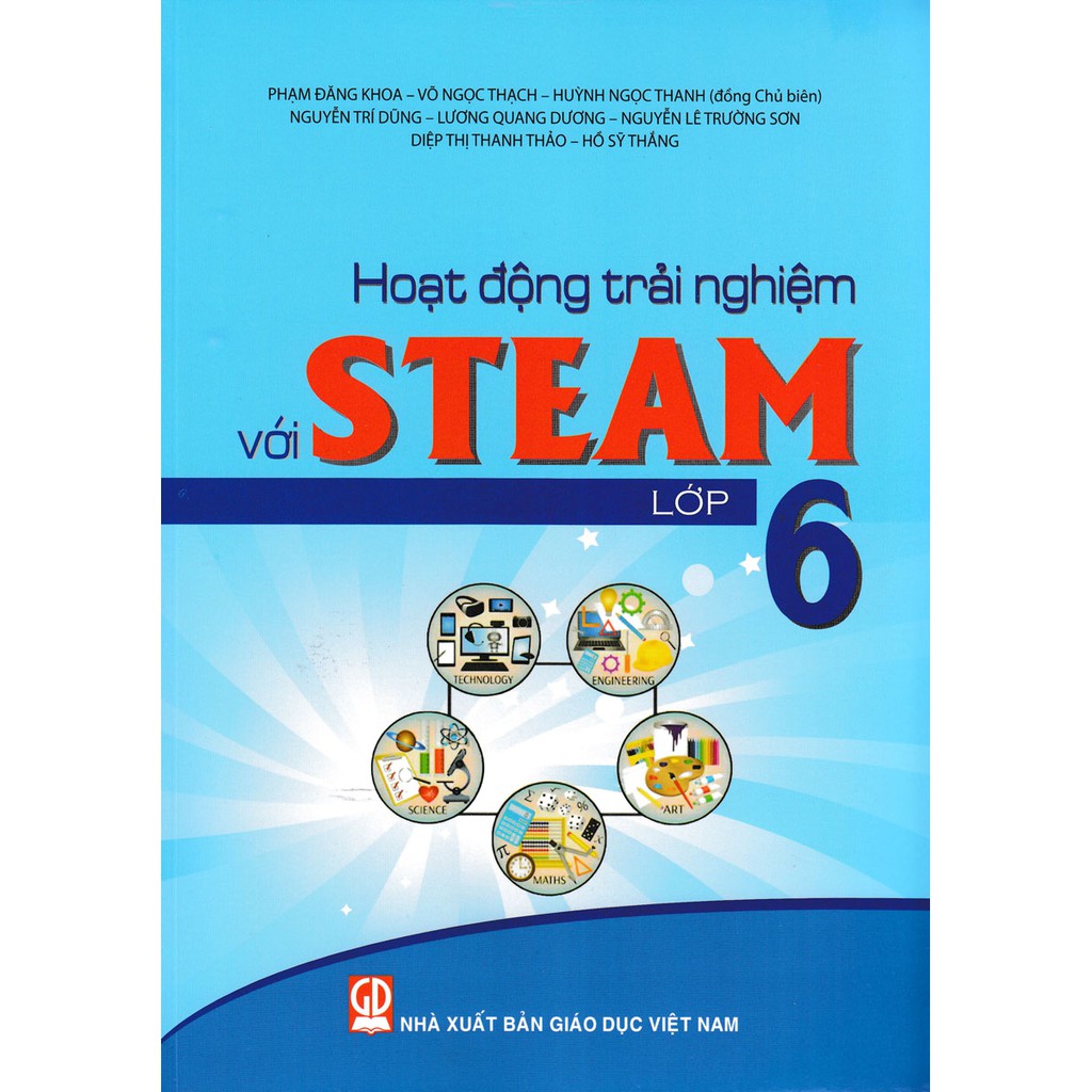 Sách - Hoạt động trải nghiệm với STEAM lớp 6