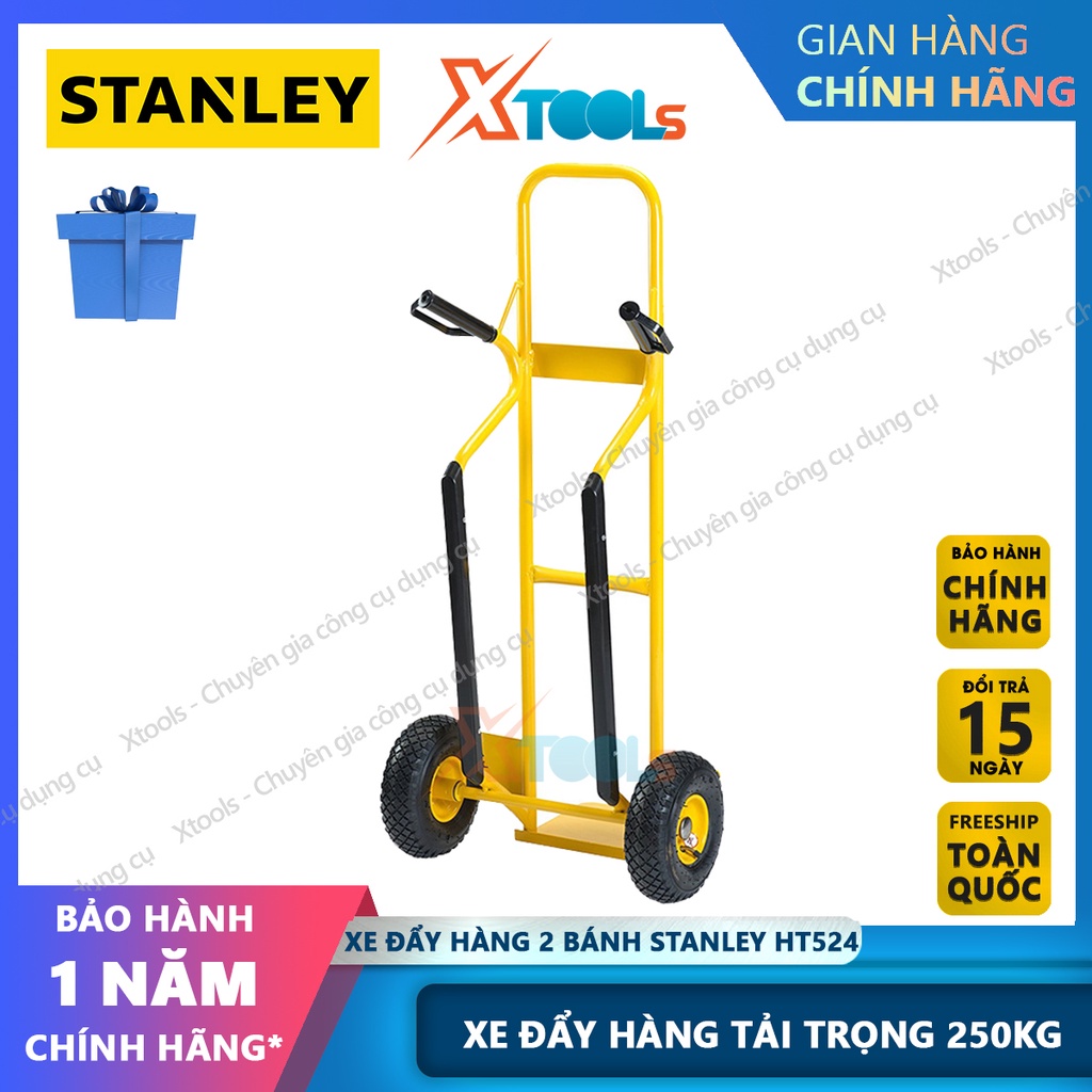 Xe đẩy hàng 2 bánh Stanley SXWTC-HT524 | xe đẩy tay kích thước 500 x 1190 x 550 mm tải trọng 250kg [CHÍNH HÃNG][XTOOLS]