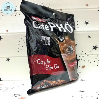 Cà phê sữa đá MacCoffee Cafe Phố (túi 30 gói x 24g)