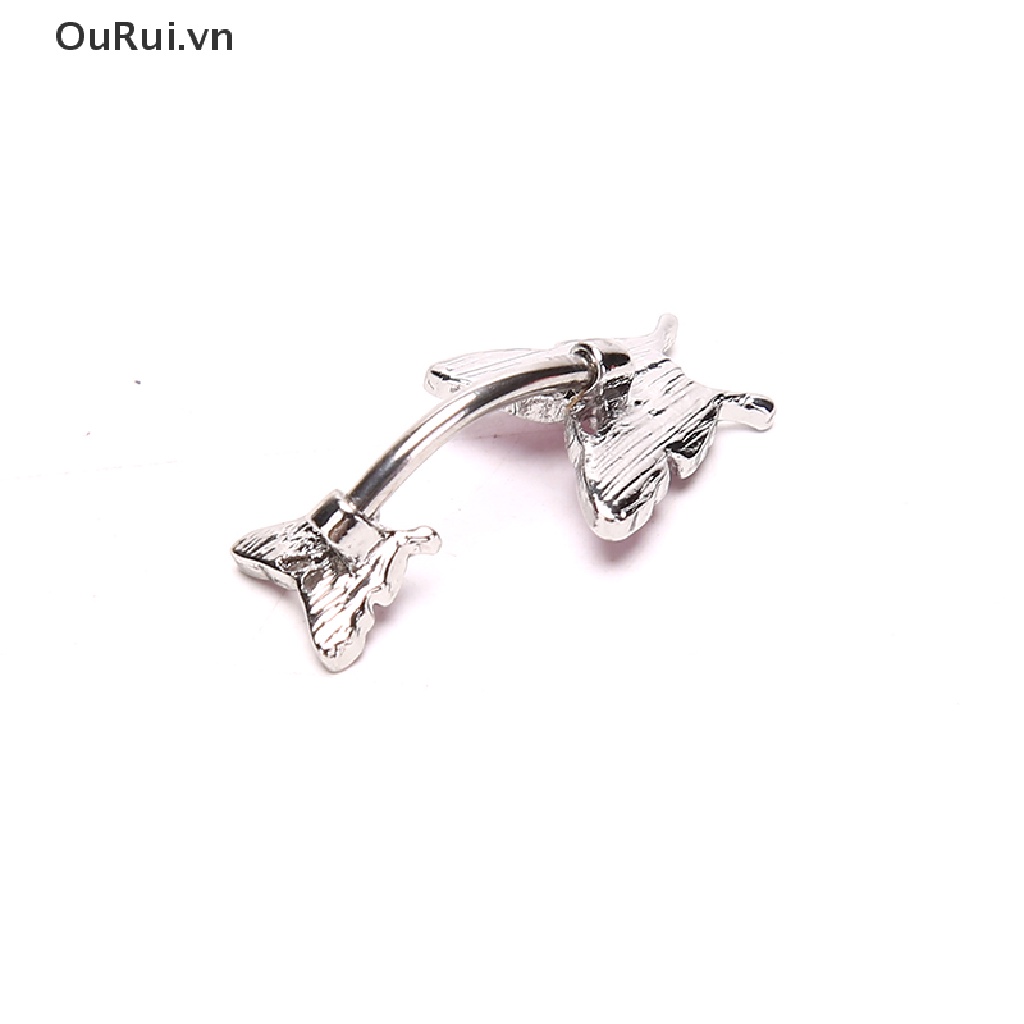 1 Khuyên Rốn Hình Bướm Bằng Thép 316L Chất Lượng Cao