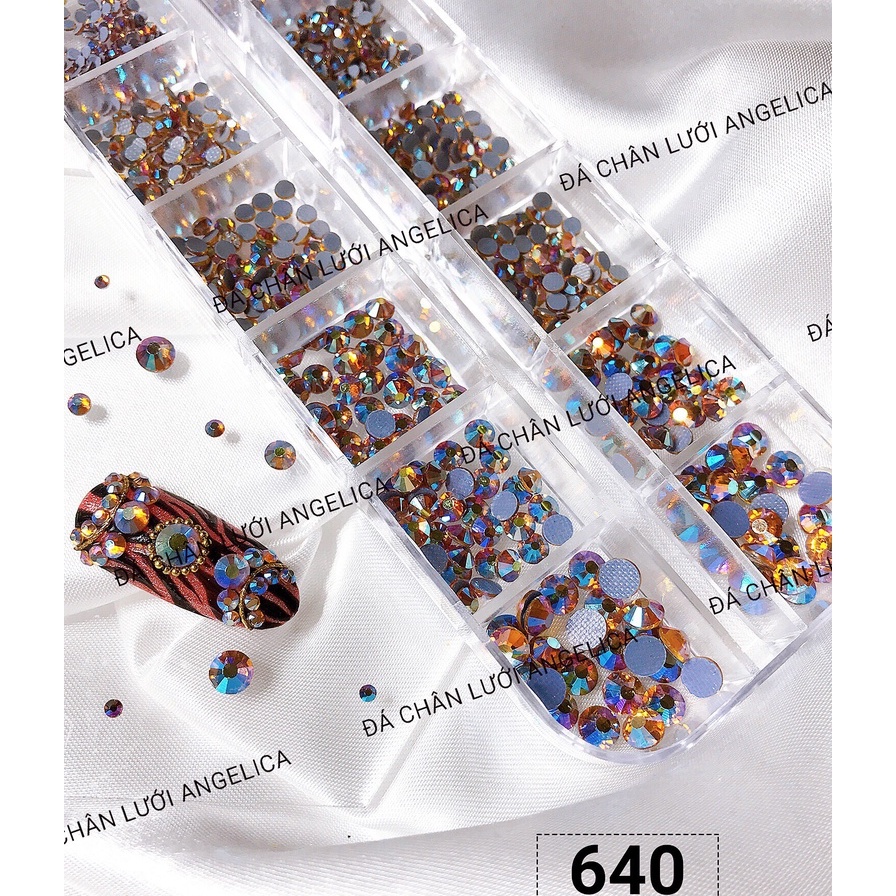 Đá Chân Lưới 14 Khía Light Amethyst Ab ANGELICA 640