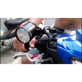 ĐÈN GẮN XE MÁY ĐI PHƯỢT SIÊU SÁNG L4 + TẶNG BÁT GẮN XE [FREESHIP]