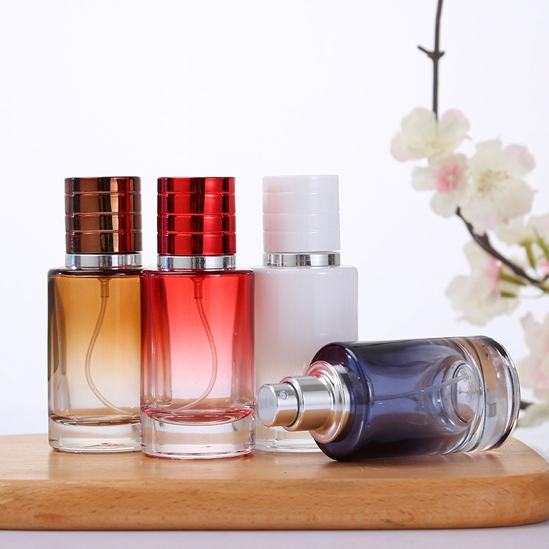 Lọ Chiết Nước Hoa Rỗng Bằng Thủy Tinh 30ML Màu Sắc Gradient Mang Đi Du Lịch Tiện Lợi