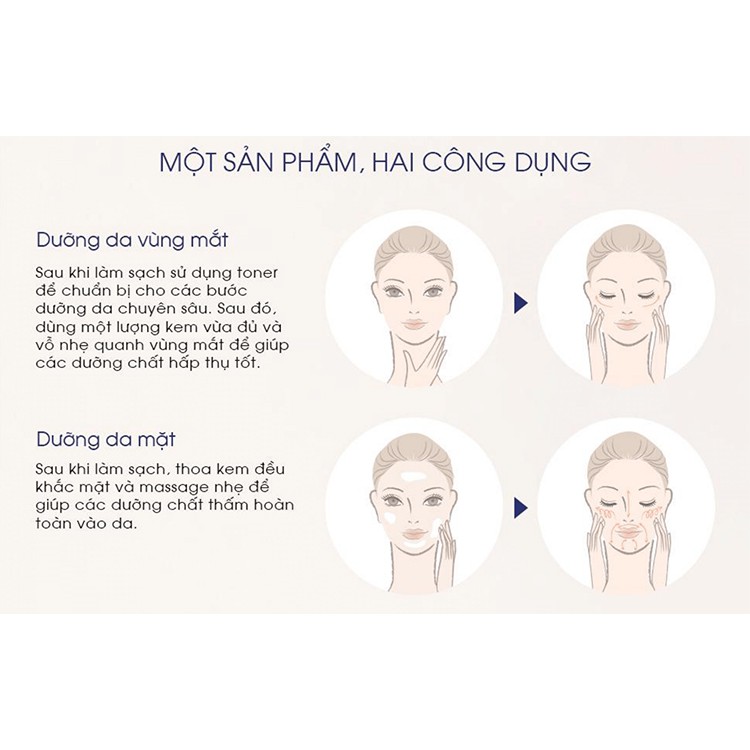 Kem Chống Nhăn, Giảm Thâm Vùng Da Mắt AHC Ageless Real Eye Cream For Face