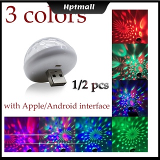 Đèn LED quả cầu RGB mini điều khiển giọng nói cho điện thoại Android Apple