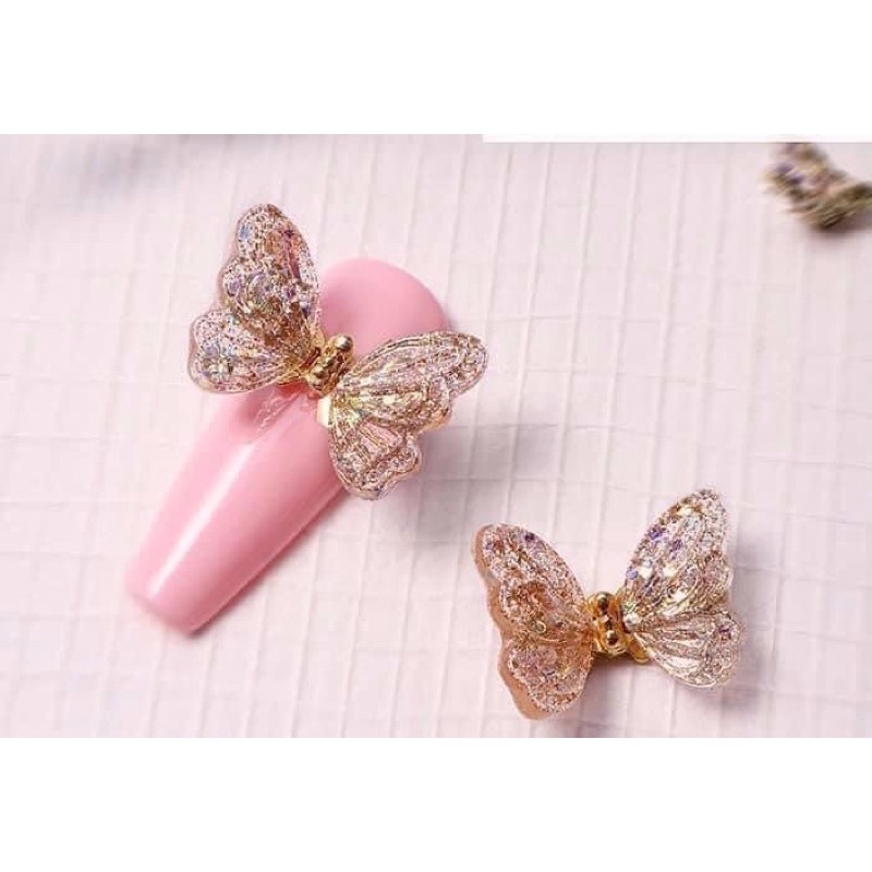 Cham bướm lò xo- cham cao cấp - cham nail- phụ kiện nail