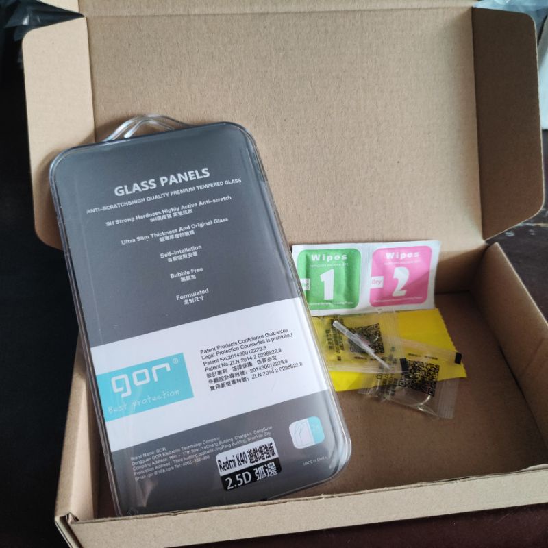 Bộ 2 kính cường lực Gor cho Redmi K60/K60PRO/K50/K50PRO/K50GAMING/K50ULTRA/K40GAMING/K40/K40PRO/K40S/POCOF4/POCOF3