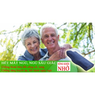 Gối Trị Liệu Giúp Ngủ Nhanh Nhật Bản - Trị Mất Ngủ, Hết Ngủ Ngủ, Phòng Chống Thoái Hóa Đốt Sống Cổ, Huyết Áp Cao,
