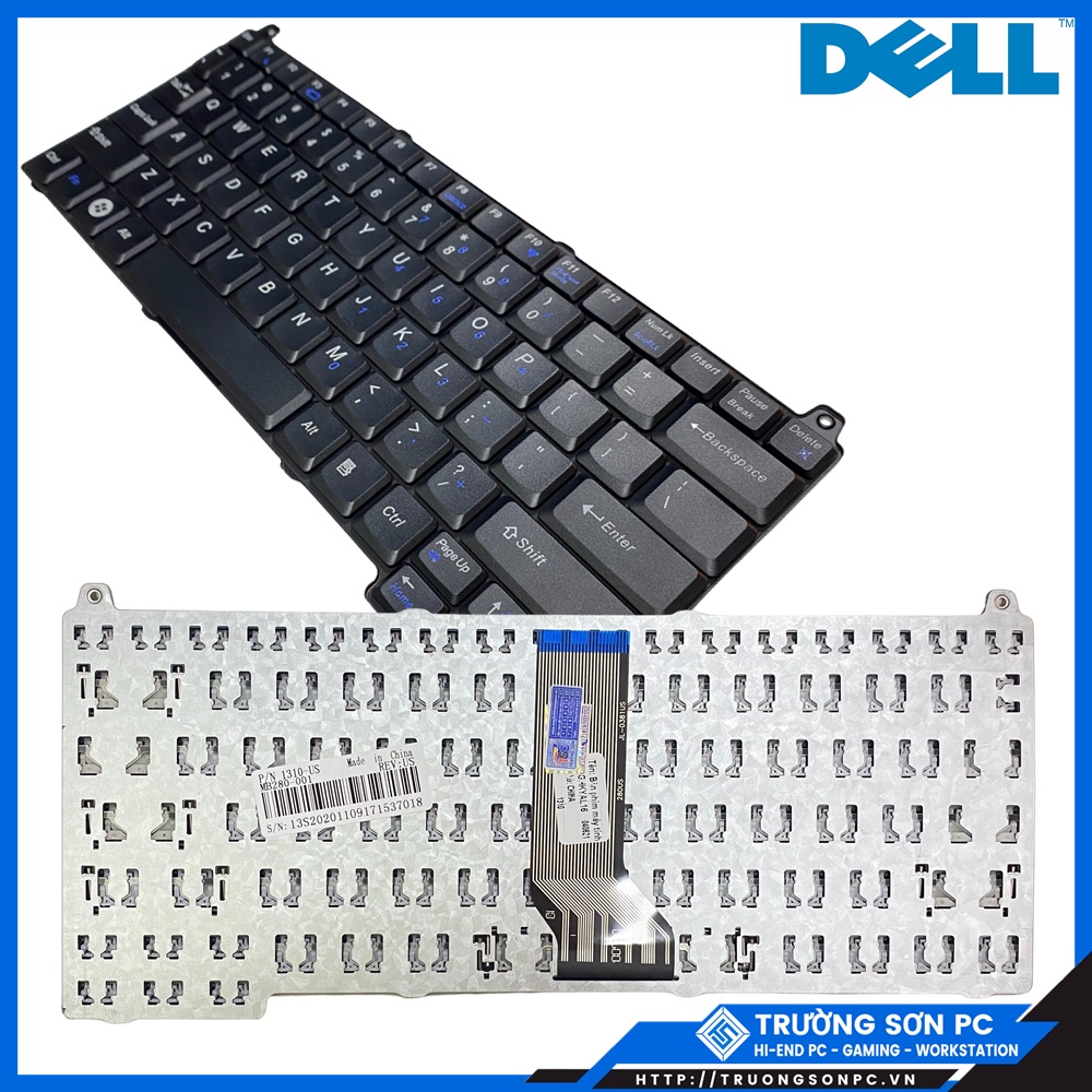 Bàn Phím Laptop DELL Vostro 1310 1320 1510 1520 2510 PP36L PP36S | Mã Phím Nhỏ