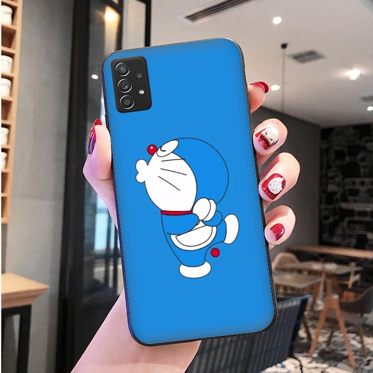 Mềm Ốp Điện Thoại Dẻo Viền Đen Họa Tiết Hoạt Hình Doremon Cho samsung galaxy a81 a82 a91 m20 m30 m30s m21 m31 m51